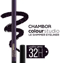 Chambor Colour Studio Le Shimmer Smudge Proof Eyeliner - 1 ml - Amthyste Aura image 5