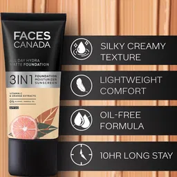 FACES CANADA 3-in-1 All Day Hydra Matte SPF30 Foundation 25ml - Rich Ivory 013 image 2