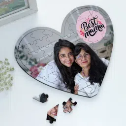 Personalized Heart Shaped Puzzle For Mom-image-2