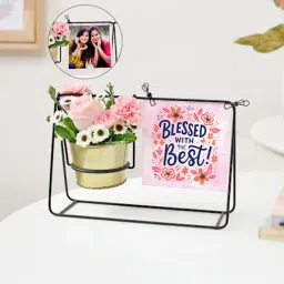 Blooming Happiness Personalized Swing Planter For Sister-18