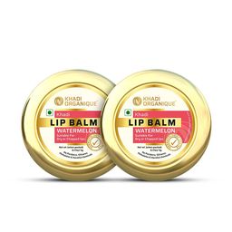 Khadi Organique Set Of 2 Watermelon Lip Balm with Aloe Vera & Shea Butter - 5g Each-16