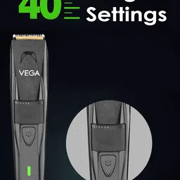 VEGA Men P2 Battery Powered Beard Trimmer with 160Min Runtime & 40 Length Settings VHTH-26 image 5