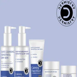 Vigini Dermistry Safe Cleansing Calming Face Wash with Vitamin E & D Biotin - 100 ml image 2