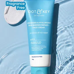 DOT & KEY Barrier Repair Hydrating pH5.5 Face Cream with Ceramides & Hyaluronic - 100g image 5