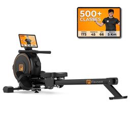 Flexnest Flexrower Lite Bluetooth-Enabled Magnetic Rowing Machine for Home Gym Black-14