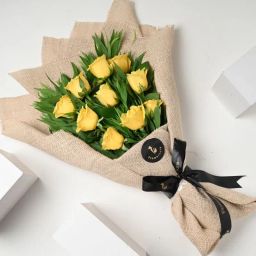 Vibrant Jute Wrapped Roses-image-16