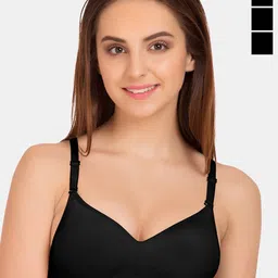 Tweens Pack Of 3 Full Coverage Lightly Padded Cotton Bra With All Day Comfort-picture-24