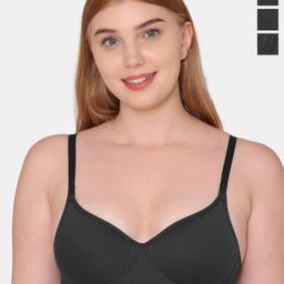 KOMLI Pack of 3 Full Coverage Lightly Padded T-shirt Bra With All Day Comfort-image-33