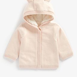 mothercare Infant Girls Pink Solid Pure Cotton Cardigan-image-76