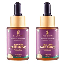 Pilgrim Set Of 2 Magenta Red Vine Face Serum-21