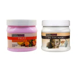 FEELHIGH Face & Body Fruit Cream & De Tan Mask 1000g-24