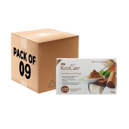 Kozicare Pack Of 9 Sandalwood Bath Soap -75gm-55