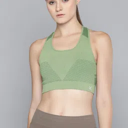 HRX by Hrithik Roshan Full Coverage Anti Microbial Lightly Padded Seamless Sports Bra-image-34