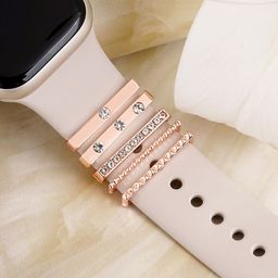 JOKER & WITCH Women Set Of 5 Stone-Studded Watch Charms-18