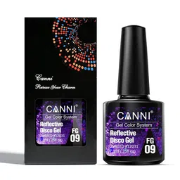 CANNI Reflective Glitter Gel UV LED Super Bright Semi Permanent Gel 7.3 ml v-image-5