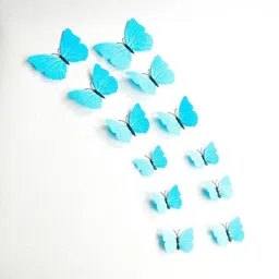 Jaamso Royals Blue 12 Pieces 3D Butterfly Wall Sticker-image-94