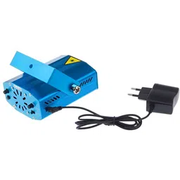 ENORMITY Blue & Black Mini Laser Projector Floor Lamps-6
