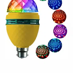 SPARK WORLD Yellow Disco Ball String Light-55