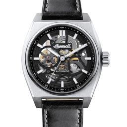 Ingersoll Men Skeleton Dial & Leather Analogue Automatic Motion Powered Watch I14301-13