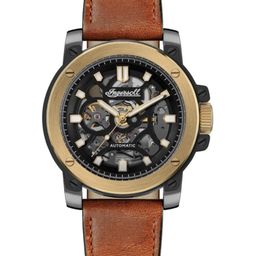 Ingersoll Men Skeleton Dial & Leather Analogue Automatic Motion Powered Watch I14402-14