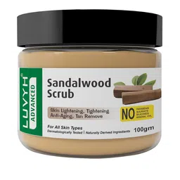LUVYH Advanced Sandalwood Scrub for Anti-Aging & Tan Removal - 100 g-24