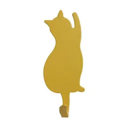 MARKET99 2 Pieces Metal Cat Shaped Sticky Hooks-41