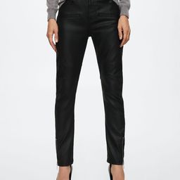 MANGO Women Black Skinny Fit Stretchable Sustainable Jeans-image-90