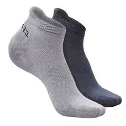 Heelium Men Pk 2 Odour-Free Breathable Padded Base Anti-bacterial Bamboo Ankle-Length Sock-image-94