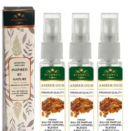 Menjewell Men Set Of 3 Amber Oud Eau De Parfum-14