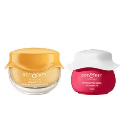 DOT & KEY Set of Vitamin C+E Lip Plumping Mask 15ml + Oil Free Moisturizer 25ml-2