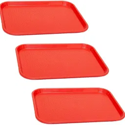 Red Serving Tray- pack of 3 Tray-image-15