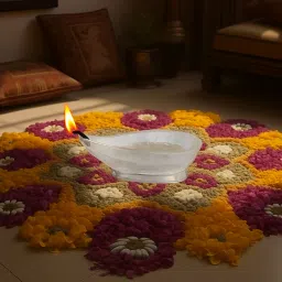 Clear Quartz Diya Home Decor – A Soothing Glow for Clarity, Healing & Purity Stoneware, Crystal Table Diya-image-26
