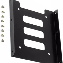 Paruht 2.5" to 3.5" Bay SSD/HDD Hard Disk Metal Mounting Tray 2.5 inch Internal Hard Drive 2.5" and 3.5" Bay-8