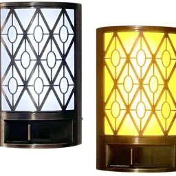 ever mall Retro Night Light Plug in LED Night Lights with Smart Dusk to Dawn Sensor Wall Lights Lamp Shade image 3