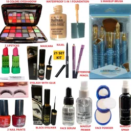 21 set Instant HD GLOW makeup set with all makeup products-32