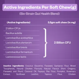tailsalive Probiotic Soft Chews Supplements for Dogs | 30 Soft Chews Chicken Dog Chew image 4