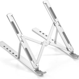 Pecan Laptop stand Aluminum Alloy Adjustable, Foldable, Portable, Ergonomic, Tablet, Books & Laptop Stand-image-7
