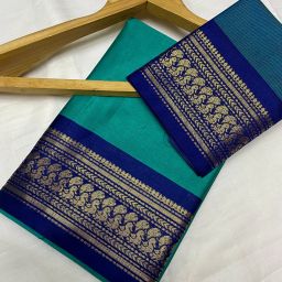 Woven, Self Design Bollywood Cotton Silk Saree-image-50
