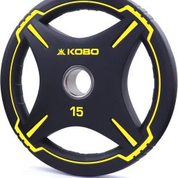15 kg Quad Grip Olympic Weight Plate TPU 15 Kg x 2 = 30 Kg (IMPORTED) Home Gym Combo-image-23