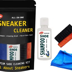 Senu Premium All-In-One Sneaker Cleaner | Shoe Shampoo + Brush + Micro-fiber Towel | Shoe Care Kit-image-60