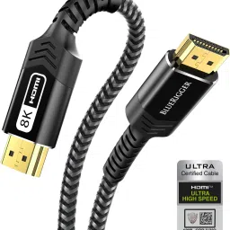 BlueRigger HDMI Cable 3 m Ultra Series 8K Cable with 48Gbps Speed, (10 Feet / 3 Meters)-image-96