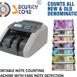 Security Store LCD DISPLAY CURRENCY COUNTING MACHINE WITH FAKE NOTE DETECTRO Note Counting Machine image 2