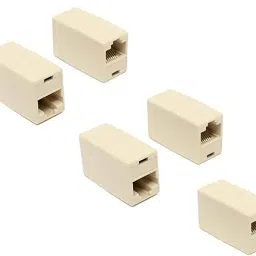 WiredCom Rj45 Ethernet adapter (Pack of 5) Lan Adapter-1