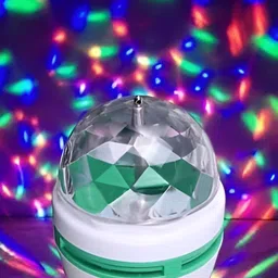 SPARK WORLD White & Blue Disco Ball String Light image 2