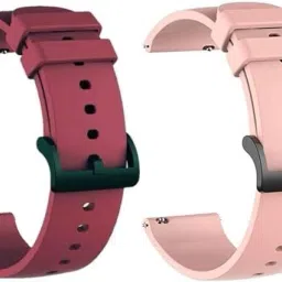 Firetook 22mm Silicone Strap for Smart Watches Compatible with Noise, Fireboltt, Boat Xtend, Pebble, Boat, Boat Flash, Noise Color fit,Ultra Smart Watch Smart Watch Strap-20