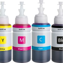 JK Toners 664 Ink Bottle For L100 L110 L130 L200 L210 L220 L300 L380 L455 L555 L565 Black + Tri Color Combo Pack Ink Bottle-image-48
