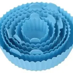 6Pcs Air Fryer Silicone Pot with Handle Round Baking Kitchen Cooking Accessories Airfryer Tray-image-85