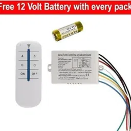 houseofcommon SG 4 Way on-off Wireless Remote Control Switch Receiver Transmitter for LED Lamp Electronic Components Electronic Hobby Kit image 3