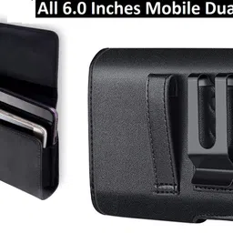 Bodoma Mobile BeltPouch Waist Bag for All Mobiles Up to 6.0 inch Mobile Belt Pouch Holster with Magnetic Clip Clouser Wasist Bag for All Mobiles-picture-7