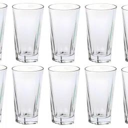 Bottle & 12 Glass Serving Lemon Set, Green, Clear, Glass - A254 Jug Glass Set-picture-21